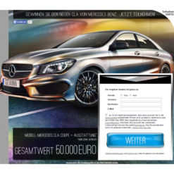 Mercedes CLA Klasse Gewinnspiel