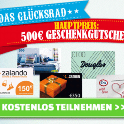 Glücksrad Gewinnspiel