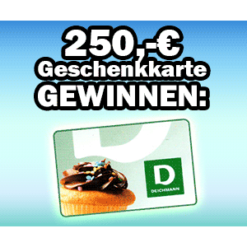 Gewinne einen 250€ Gutschein von Deichmann