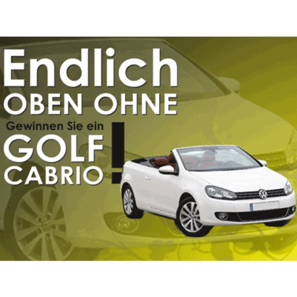 Gewinne ein Golf Cabrio!