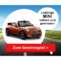 Gewinne einen MINI Cooper in orange