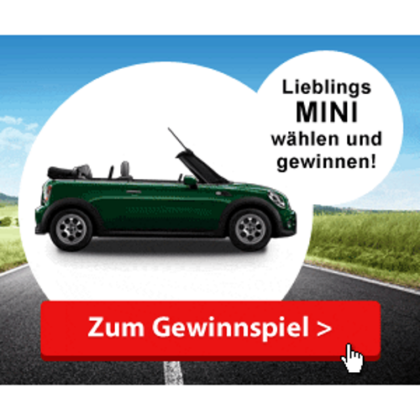 Gewinne einen MINI Cooper in grün